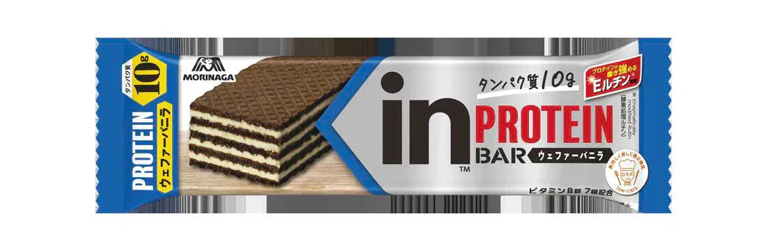 【カートアップNG】【36本】プロテインバー inバー インバー プロテイン 森永 バニラ たんぱく質 おやつ 間食 非常食 保存食 備蓄 防災 まとめ買い 仕送り お菓子