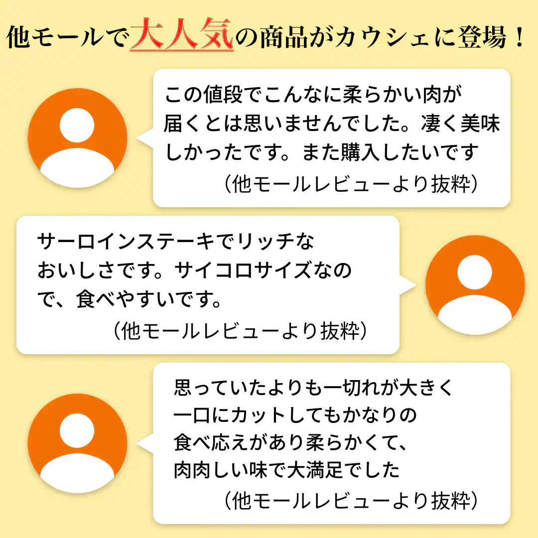 [訳あり] サーロインサイコロステーキ 1kg（大きさ不揃い）(加工牛肉)