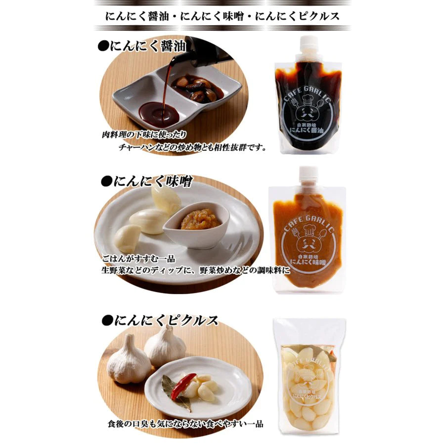 にんにく にんにく味噌 にんにくピクルス にんにく醤油 ニンニク ガーリック ギフトセット ギフト 国産 大分県日田産