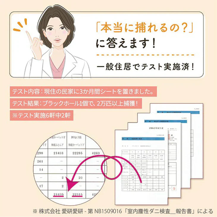 ダニ捕りパック【ブラックホール®】　2個入