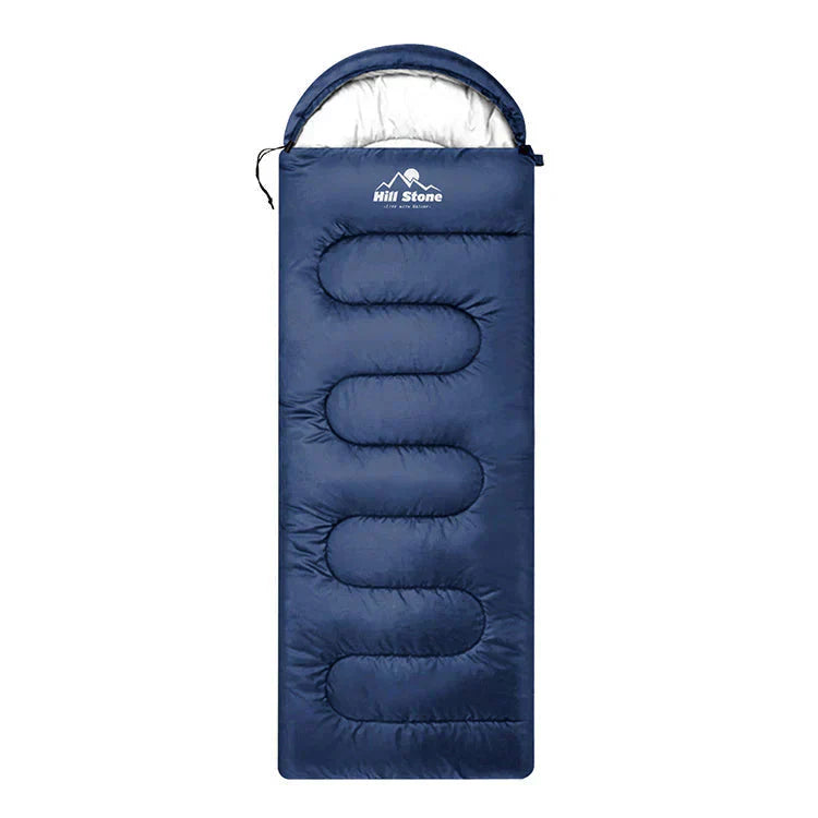 封筒型寝袋 防災士監修 シュラフ 「ネイビー2個セット」 1.45kg 封筒寝袋 キャンプ用品 車中泊 掛け布団 軽量 防災 暖かい 登山 防寒 非常用 アウトドア 簡易布団