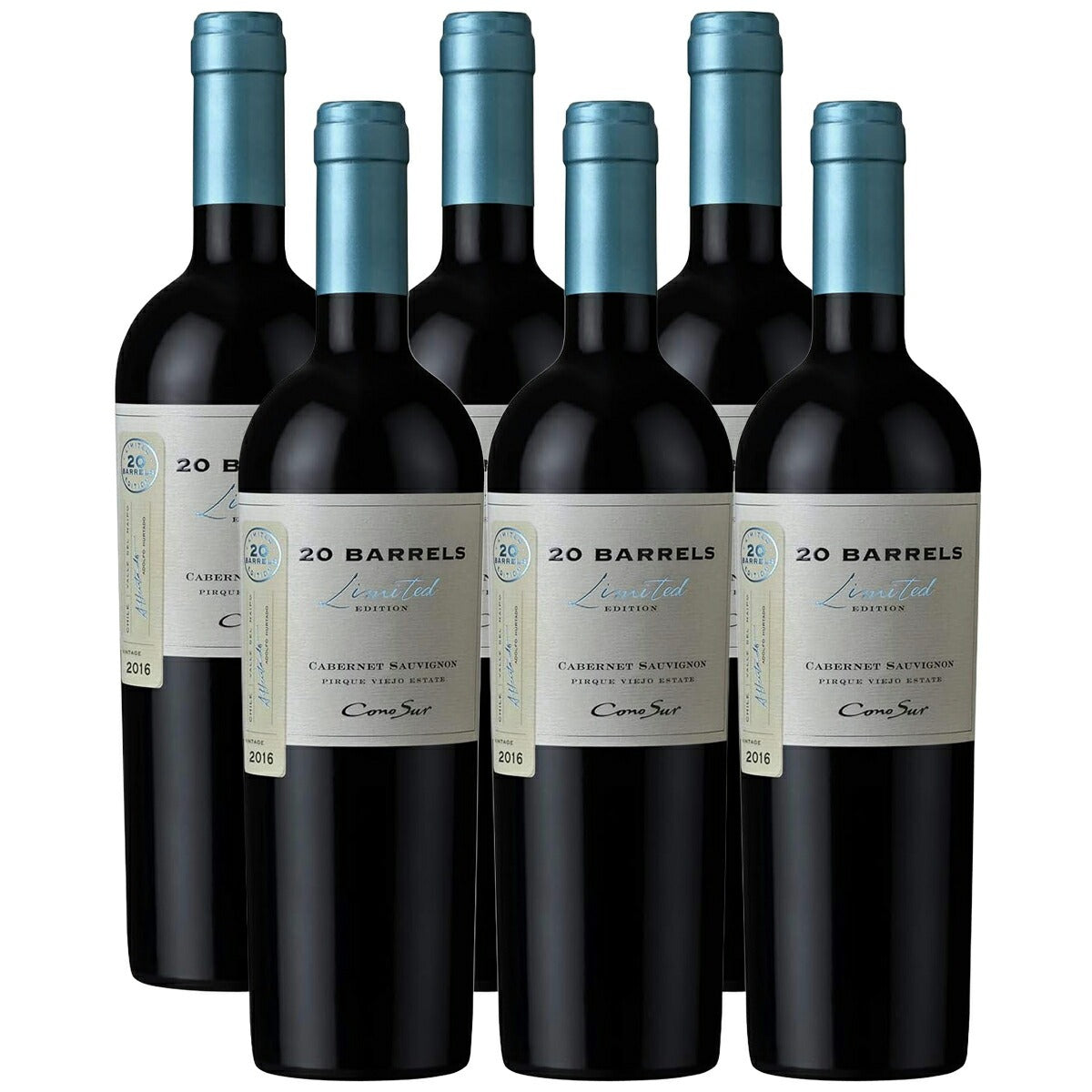 【送料無料】コノスル カベルネ・ソーヴィニヨン 20バレル リミテッド・エディション 750ml×6本[赤/フルボディ/チリ]【北海道・東北・四国・九州・沖縄県は必ず送料がかかります】