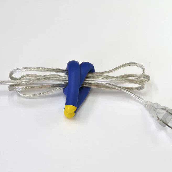 【レッド】くねくね曲がって 使い方無限大！ くねローゼ マルチバンド 多目的バンド 結束バンド/スマホスタンド/ゴミ袋フック 小島通商