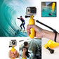 GoProフロート ハンドル グリップ GoPro7/6/5 Hero 7/6/5 アクションカメラ用 フロートマント アクセサリー 握り自分撮り 浮く ウォーター スポーツ用 海 水遊び