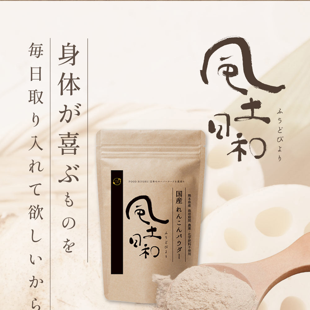 れんこんパウダー 国産 70g 無農薬 粉末 レンコンパウダー ポリフェノール レシピ 離乳食 ヨーグルト スイーツ 食物繊維 タンニン れんこん 蓮根パウダー 野菜パウダー レンコン粉 熊本県産 化学肥料不使用 送料無料