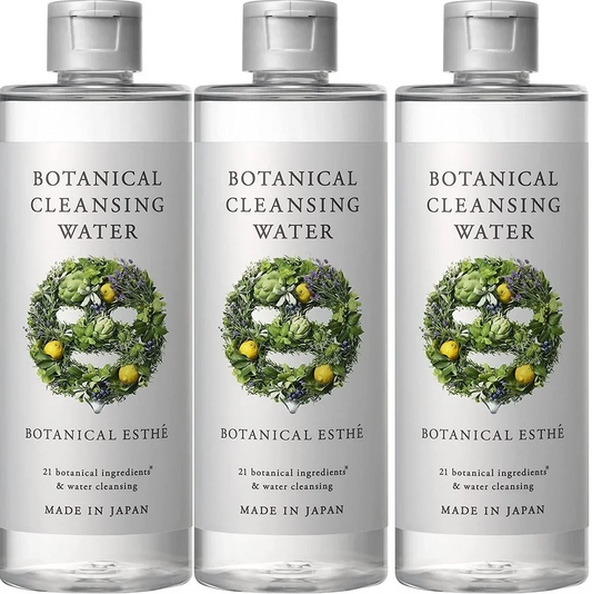 3本セット ボタニカルエステ BOTANICAL ESTHE ボタニカルクレンジングウォーター 300ml クレンジング 化粧水 美容液 角質ケア くすみ w洗顔不要 メイク落とし 化粧落とし オイルフリー オーガニック 成分 日本製 毛穴 毛穴ケア 引き締め リフトアップ ダブル洗顔不要