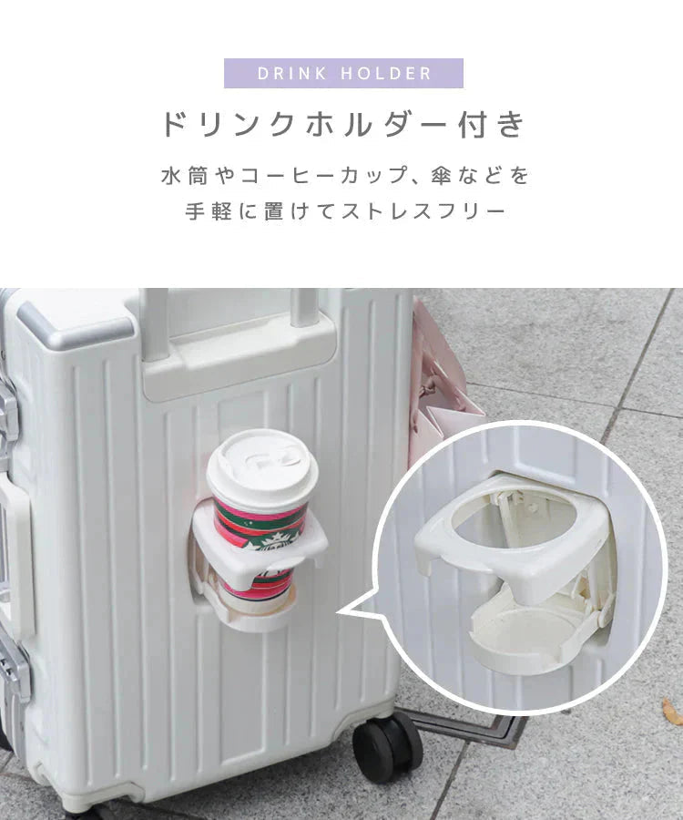 【ブラック】【Sサイズ】スーツケース 機内持ち込み フロントオープン USBポート Sサイズ キャリーバッグ 軽量 キャリーケース TSAロック おしゃれ 多機能 旅行 修学旅行 2泊3日 二泊