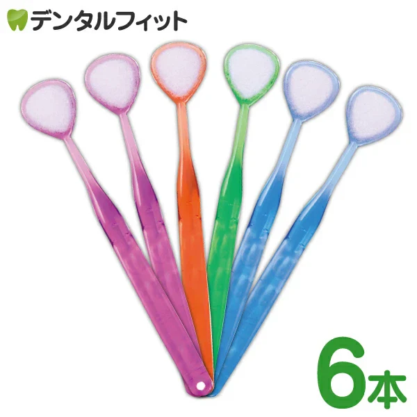 舌ブラシ W-1(ダブルワン) 6本セット ※カラーは当店お任せ  舌クリーナー【メール便送料無料】
