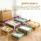 XINYF 収納ボックス(ホワイト-1個, 51.5×36×30cm-55.6L) 折りたたみ 蓋付き 積み重ね 全方向から取り出せる 収納ケース プラスチック キャスター付き