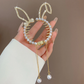 (HANE)ヘアクリップ ゆらゆらチェーン付き 髪留め 髪飾り 扇子 ヘアアクセサリー オシャレ上品 パーティー飾り