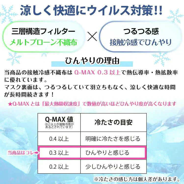 【送料無料】 接触冷感マスク 「ミルクティー20枚」 涼しい 個包装 20枚 冷感マスク 3D立体冷感 タイプ ひんやり クールマスク 小顔 効果 血色マスク 99%カット 涼感 屋外 ny417-30-milk