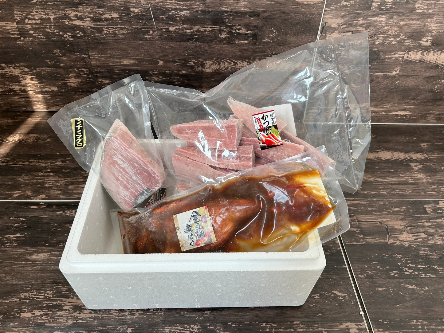 南まぐろ＆ルビーかつお＆金目鯛 たっぷり満足セット