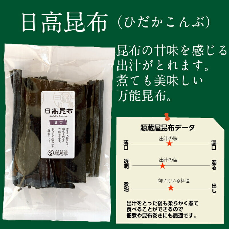 [セット]羅臼昆布 利尻昆布 日高昆布 各40g 飲み比べ 使い切り 食育