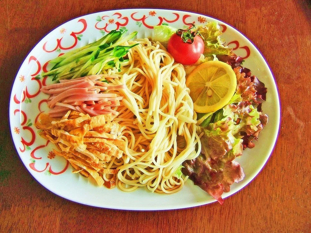 冷やし中華  冷し中華レモン味2人前 甘酸っぱいレモン醤油 冷麺 冷し中華 本場九州 お試しセット ご当地 メール便 保存食 非常食 まとめ買い お取り寄せ