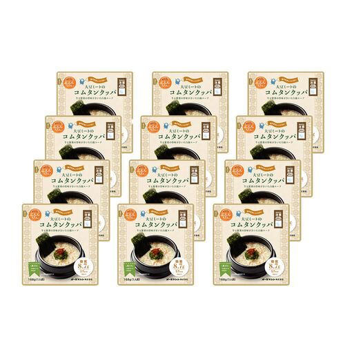 【終売】糖質0ｇぷるんちゃん 大豆ミートのコムタンクッパ 12袋入