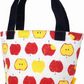 保冷 ランチバッグ アップル 12×22×30cm トモコハヤシ 旬果 シリーズ フルーツ 柄