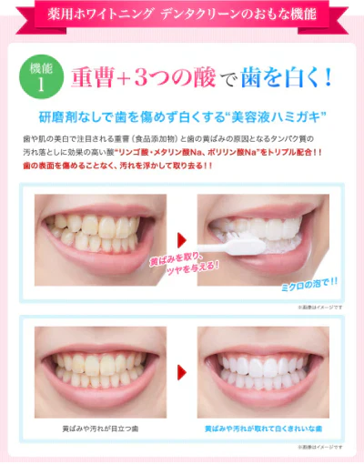 薬用ホワイトニング デンタクリーン　60ｇ　口臭 ホワイトニング デンタルケア 白い歯 歯を白く 歯石沈着防止 タバコのヤニ除去 歯周病 歯肉炎 歯槽膿漏 歯肉炎の予防 歯石沈着の防止