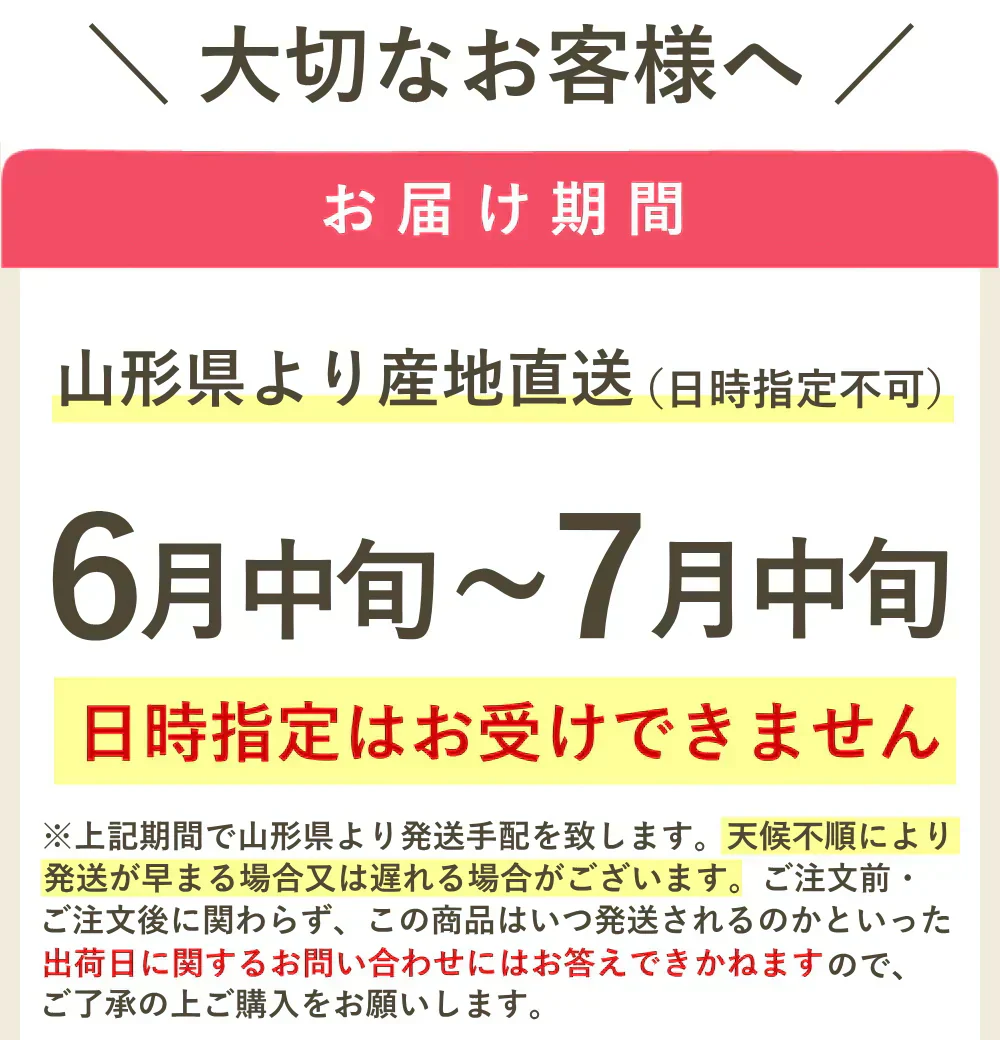 【6月中旬-7月中旬頃発送】山形産 訳あり さくらんぼ LLサイズ 約1kg バラ詰め