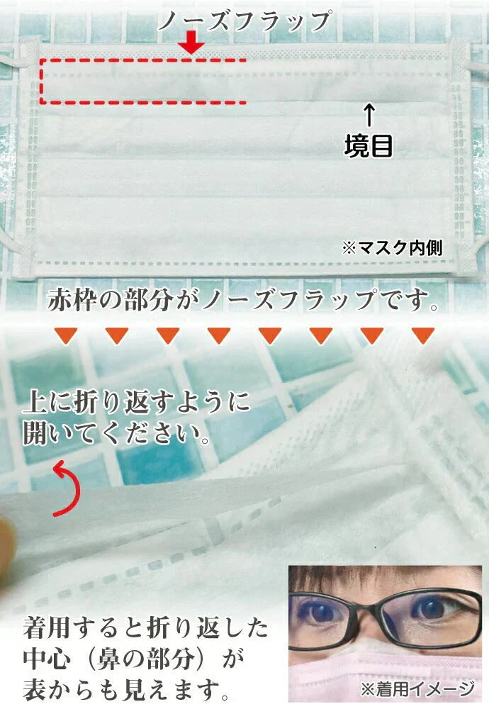 日本製 4層 FUJIあんしん マスク ゆき色(ホワイト) Mサイズ ノーズフラップ付 3箱セット（50枚入）90×175mm 国産 サージカルマスク 不織布 使い捨て