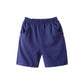 ハーフパンツ ブラック 110cm 半ズボン 1枚 100％綿 キッズ 子供 100 110 120 130 140 150 160 体操服 スポーツ 運動会 男子 女子 幼稚園 小学生 ポケット有 コットン 吸汗速乾