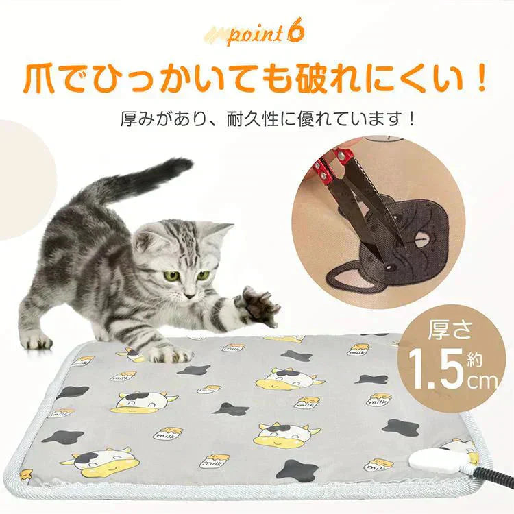 【予約につき12月上旬以内発送予定】ペット用 「犬柄」 ホットカーペット ヒーターマット ホットマット ペット電気毛布 PSE認証