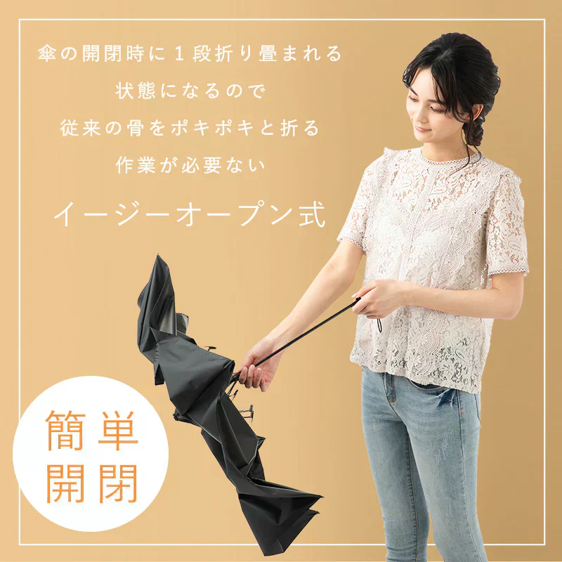 【軽量日傘】【ホワイトグレー】