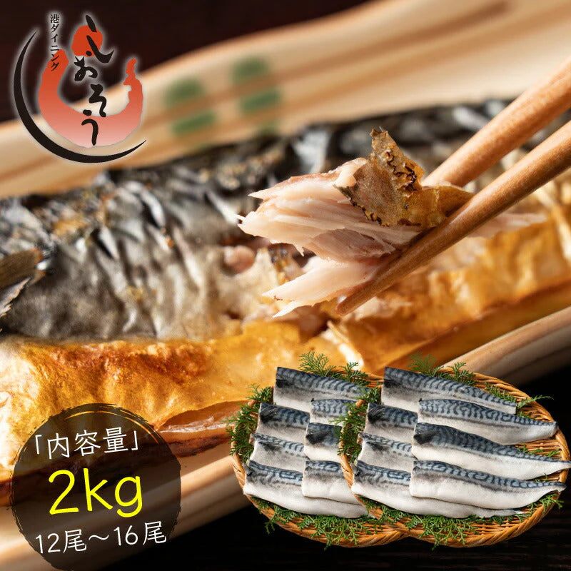 さば 無添加 無塩 トロさば サバ 鯖 約2kg(12〜16尾）トロ鯖 海鮮 天然 美味しい 魚 魚介 海産物 おかず おつまみ 乾き物 酒の肴 贈り物 お取り寄せグルメ 食べ物 おいしい 絶品【家計お助けSALE】