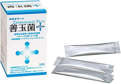 善玉菌プラス　３０袋　 3種類の乳酸菌 粉末タイプ  1袋に8.75億個の植物性乳酸菌 ヨーグルト味 プロバイオティクス　おなかマート