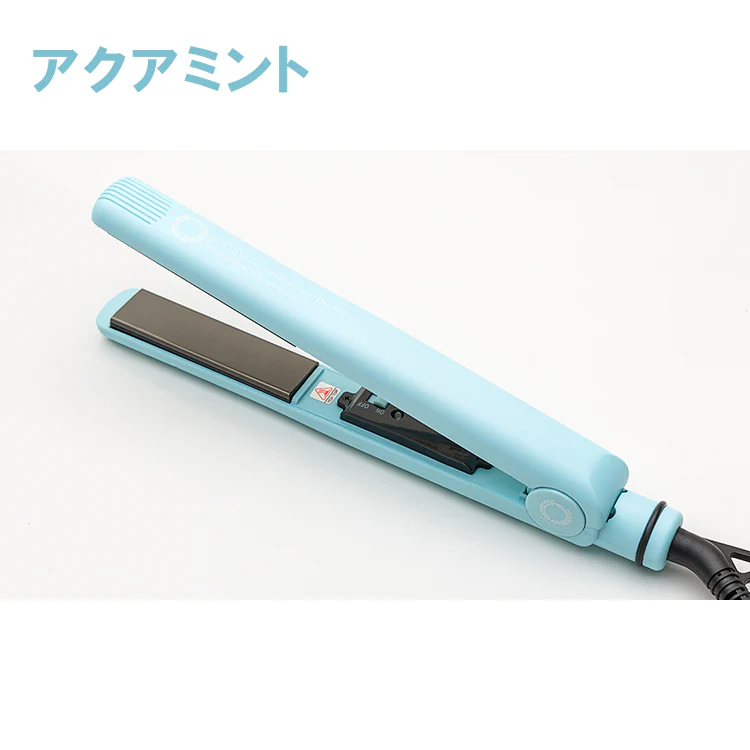 アゲツヤ POP 【アクアミント】 ヘアアイロン ストレート カール コテ 家電