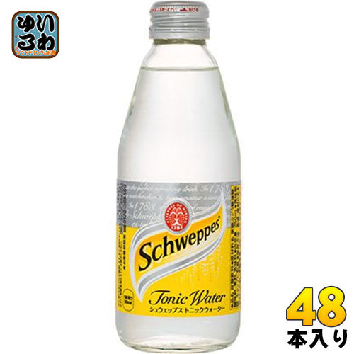 コカ・コーラ シュウェップス トニックウォーター 250ml 瓶 48本 (24本入×2まとめ買い) 〔炭酸飲料〕