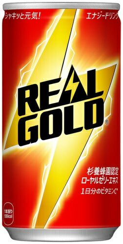 コカ･コーラ リアルゴールド 190ml 缶 30本入 炭酸飲料 エナジードリンク ローヤルゼリー 〔炭酸飲料〕