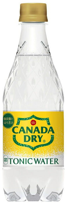 コカ・コーラ カナダドライ トニックウォーター 500ml ペットボトル 48本 (24本入×2 まとめ買い) 炭酸飲料 割材 強炭酸 ほろ苦さ 〔炭酸飲料〕
