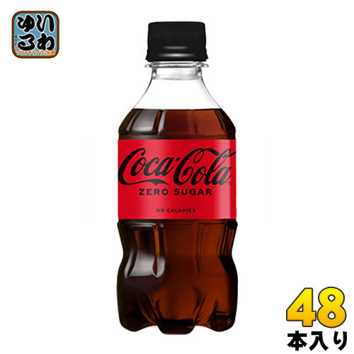 コカ・コーラ ゼロシュガー 300ml ペットボトル 48本 (24本入×2 まとめ買い) 〔炭酸飲料 無糖〕