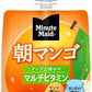 コカ・コーラ ミニッツメイド 朝マンゴ 180g パウチ 24本入 ゼリー飲料 おやつ 手軽 朝マンゴー マルチビタミン