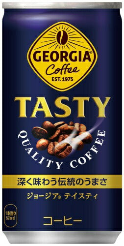 コカ・コーラ ジョージア テイスティ 185g 缶 30本入 缶コーヒー 珈琲 TASTY