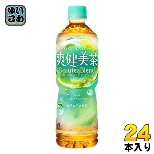爽健美茶 600ml ペットボトル 24本入 コカ・コーラ お茶 ブレンド茶 カフェインゼロ