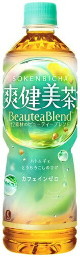 爽健美茶 600ml ペットボトル 48本 (24本入×2 まとめ買い) コカ・コーラ お茶 ブレンド茶 カフェインゼロ