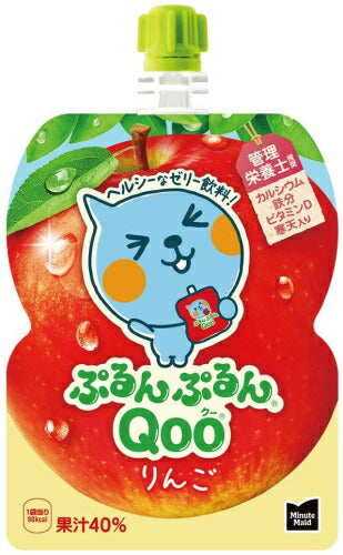 コカ・コーラ ミニッツメイド ぷるんぷるんQoo クー りんご 125g パウチ 60本 (30本入×2 まとめ買い) ゼリー飲料 おやつ 手軽