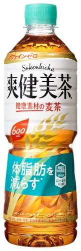 爽健美茶 健康素材の麦茶 600ml ペットボトル 48本 (24本入×2 まとめ買い) コカ・コーラ 〔機能性表示食品 お茶〕