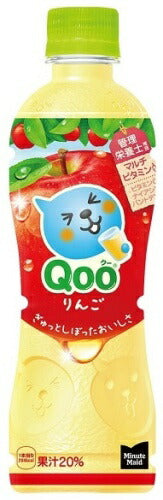コカ・コーラ ミニッツメイド Qoo クー りんご 425ml ペットボトル 24本入 〔果汁飲料 アップルジュース りんごジュース〕