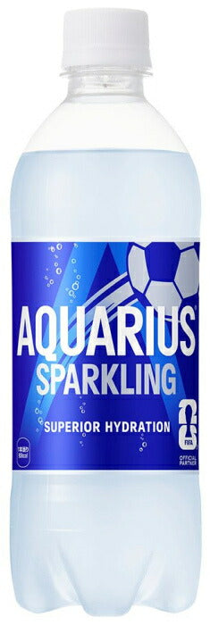 コカ・コーラ アクエリアス スパークリング 490ml ペットボトル 48本 (24本入×2 まとめ買い) 熱中症対策 スポーツドリンク 炭酸飲料 アクエリ