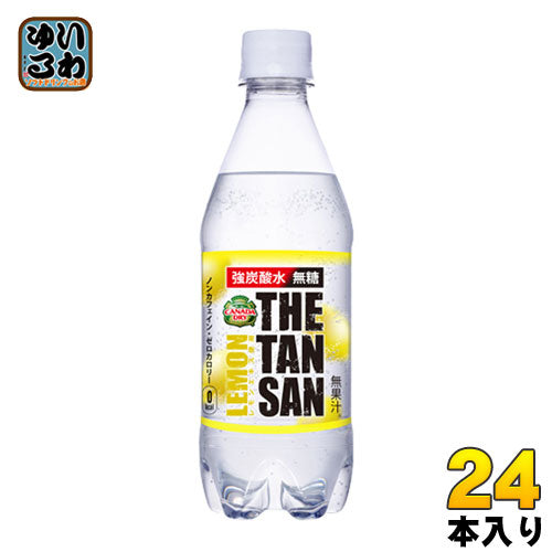 コカ・コーラ カナダドライ ザ タンサン レモン 430ml ペットボトル 24本入 〔炭酸水 炭酸飲料〕