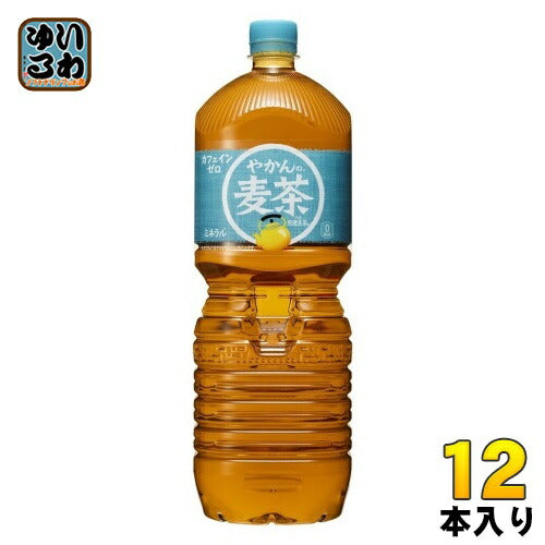 コカ・コーラ やかんの麦茶 from 爽健美茶 2L ペットボトル 12本 (6本入×2 まとめ買い) お茶 むぎちゃ 麦ちゃ むぎ茶 大容量