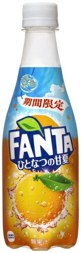 コカ・コーラ ファンタ ひとなつの甘夏 410ml ペットボトル 48本 (24本入×2 まとめ買い) 炭酸飲料 期間限定 ひと夏の思い出