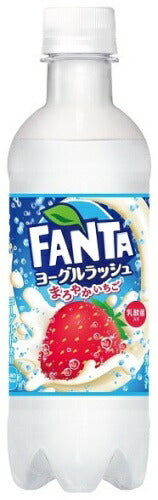 コカ・コーラ ファンタ ヨーグルラッシュ まろやかいちご 380ml ペットボトル 24本入 〔炭酸飲料 乳酸菌飲料〕
