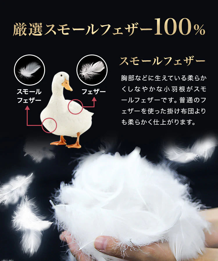【セミダブル】【ストライプグレー】布団セット シングル セミダブル ダブル 9点 7点 カバー付き 固綿入 洗える 布団 布団セット 来客用 コンパクト 羽根布団 抗菌防臭 防カビ ふとんセット 羽根布団セット 羽根掛け布団 敷布団 掛け布団 敷き布団 洗える布団 寝具セット