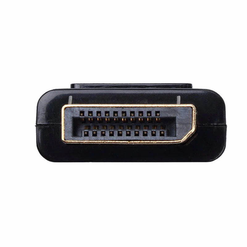 DPオス to HDMIメス 変換 小型 アダプタ コネクタ 4K 黒色 持ち運び便利 displayport hdmi アダプタ ディスプレイポート PC モニター プロジェクター