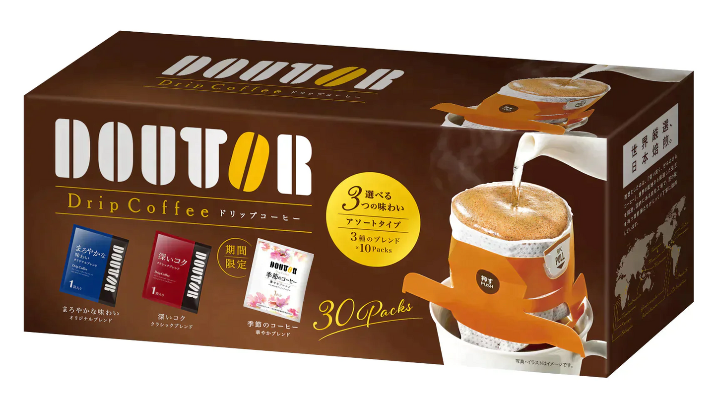ドトール ドリップコーヒー 華やかアソート 30p×2箱【エコ得】