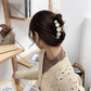 (A02)バンスクリップ ヘアクリップ 大粒 バレッタ まとめ髪 髪飾り ヘアアクセサリー 髪留め ヘアアレンジ