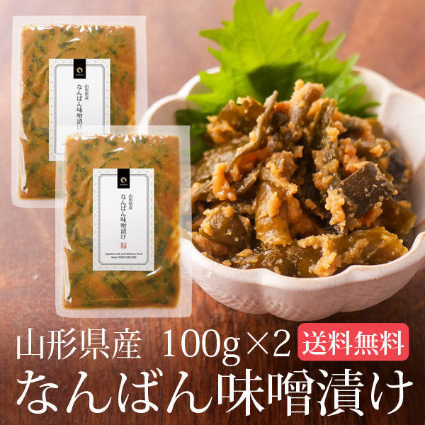 【2個セット】日本橋いなば園 山形県産 なんばん味噌漬け 100g ネコポス メール便送料無料